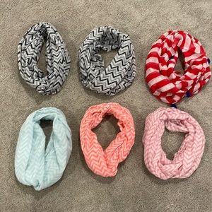 Thin linen Infinity Scarfs
